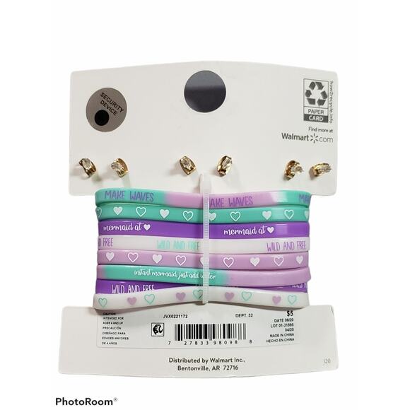 Make Your Own Bracelets (10) & Earring Bracelet Jewelry Set (2) Heart & Unicorn - Picture 3 of 12